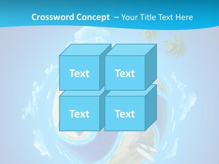 Blue Leisure Rest PowerPoint Template