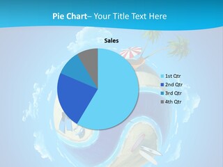 Blue Leisure Rest PowerPoint Template