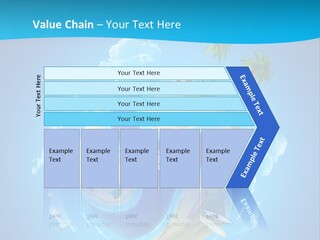 Blue Leisure Rest PowerPoint Template