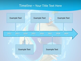 Blue Leisure Rest PowerPoint Template