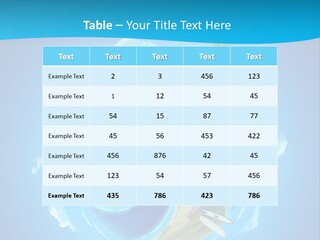 Blue Leisure Rest PowerPoint Template