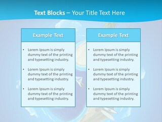 Blue Leisure Rest PowerPoint Template