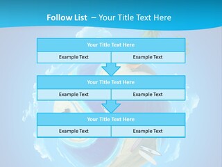 Blue Leisure Rest PowerPoint Template