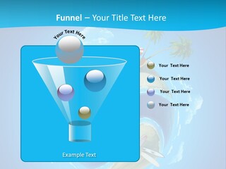 Blue Leisure Rest PowerPoint Template