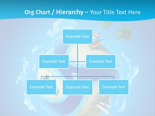 Blue Leisure Rest PowerPoint Template