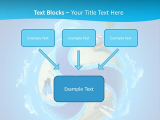 Blue Leisure Rest PowerPoint Template