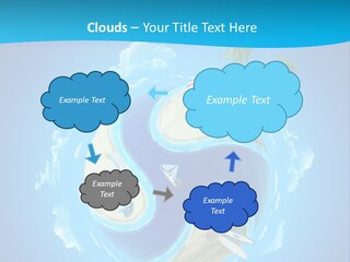 Blue Leisure Rest PowerPoint Template