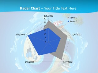 Blue Leisure Rest PowerPoint Template