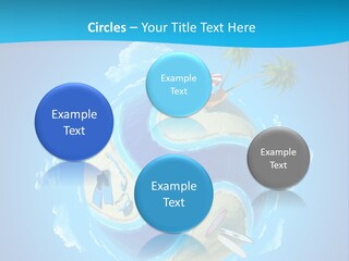 Blue Leisure Rest PowerPoint Template