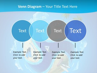 Blue Leisure Rest PowerPoint Template