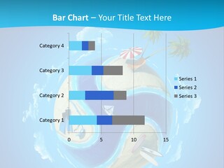 Blue Leisure Rest PowerPoint Template