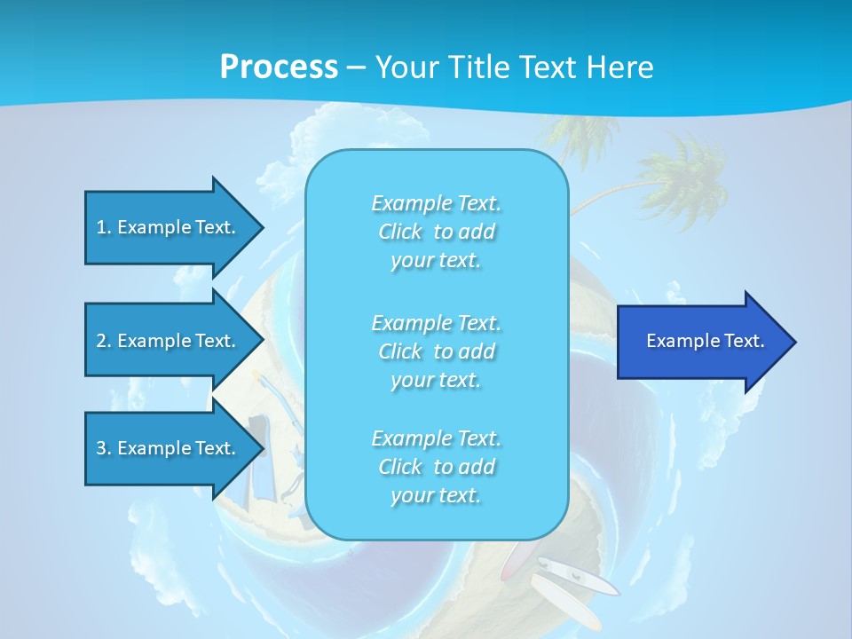 Blue Leisure Rest PowerPoint Template