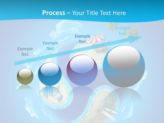 Blue Leisure Rest PowerPoint Template