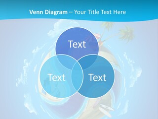 Blue Leisure Rest PowerPoint Template
