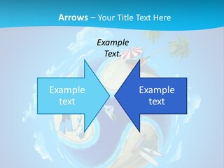 Blue Leisure Rest PowerPoint Template