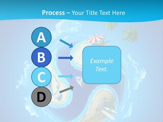 Blue Leisure Rest PowerPoint Template