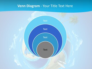 Blue Leisure Rest PowerPoint Template