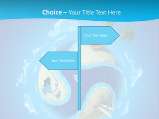 Blue Leisure Rest PowerPoint Template