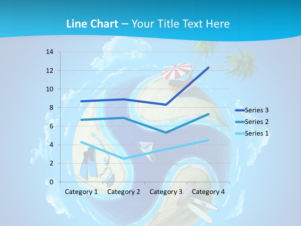 Blue Leisure Rest PowerPoint Template