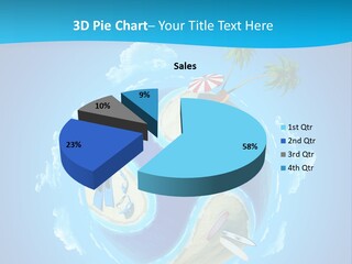 Blue Leisure Rest PowerPoint Template