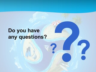 Blue Leisure Rest PowerPoint Template