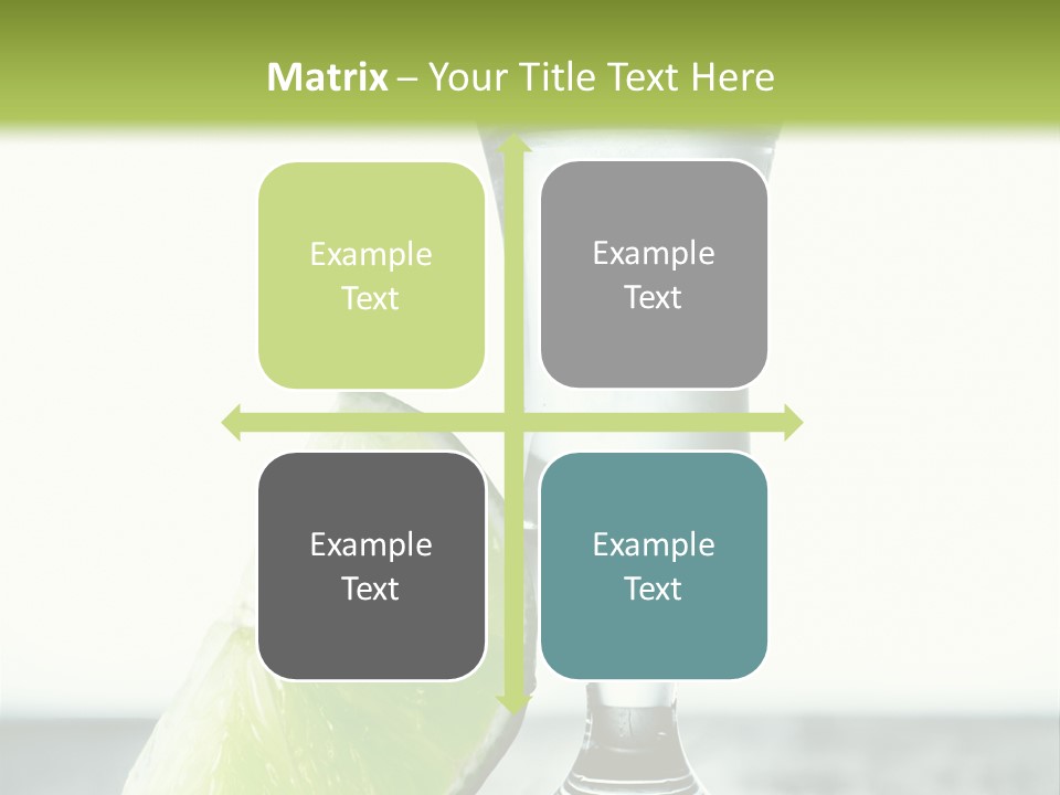 Tequila Cool Food PowerPoint Template