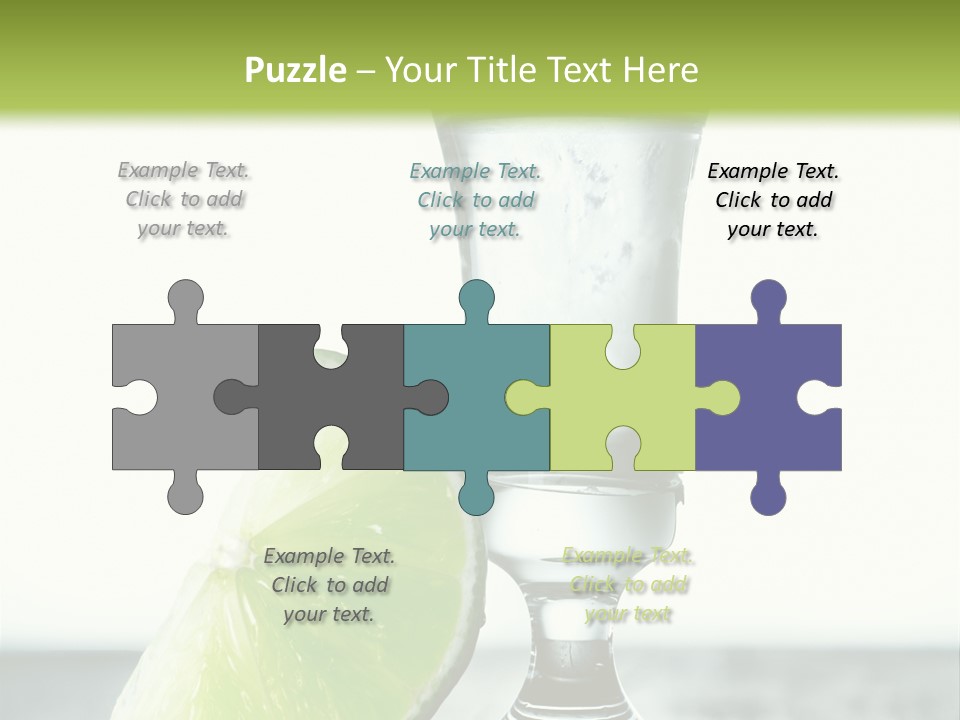 Tequila Cool Food PowerPoint Template