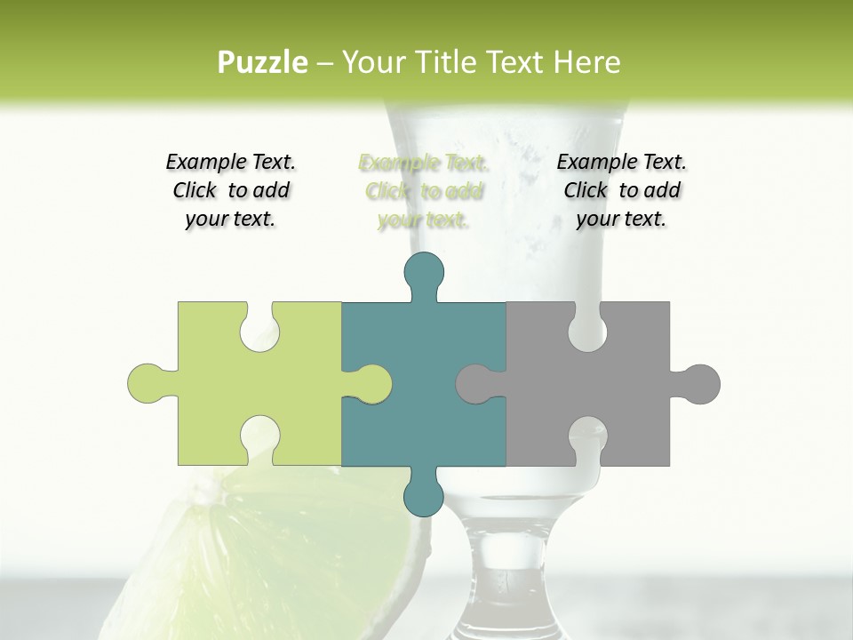 Tequila Cool Food PowerPoint Template