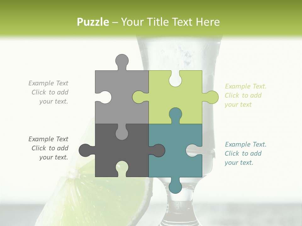 Tequila Cool Food PowerPoint Template