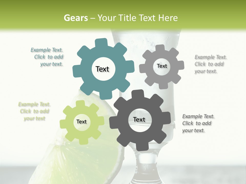 Tequila Cool Food PowerPoint Template