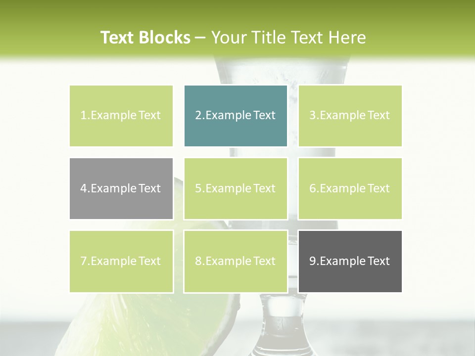 Tequila Cool Food PowerPoint Template