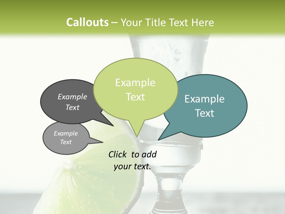 Tequila Cool Food PowerPoint Template