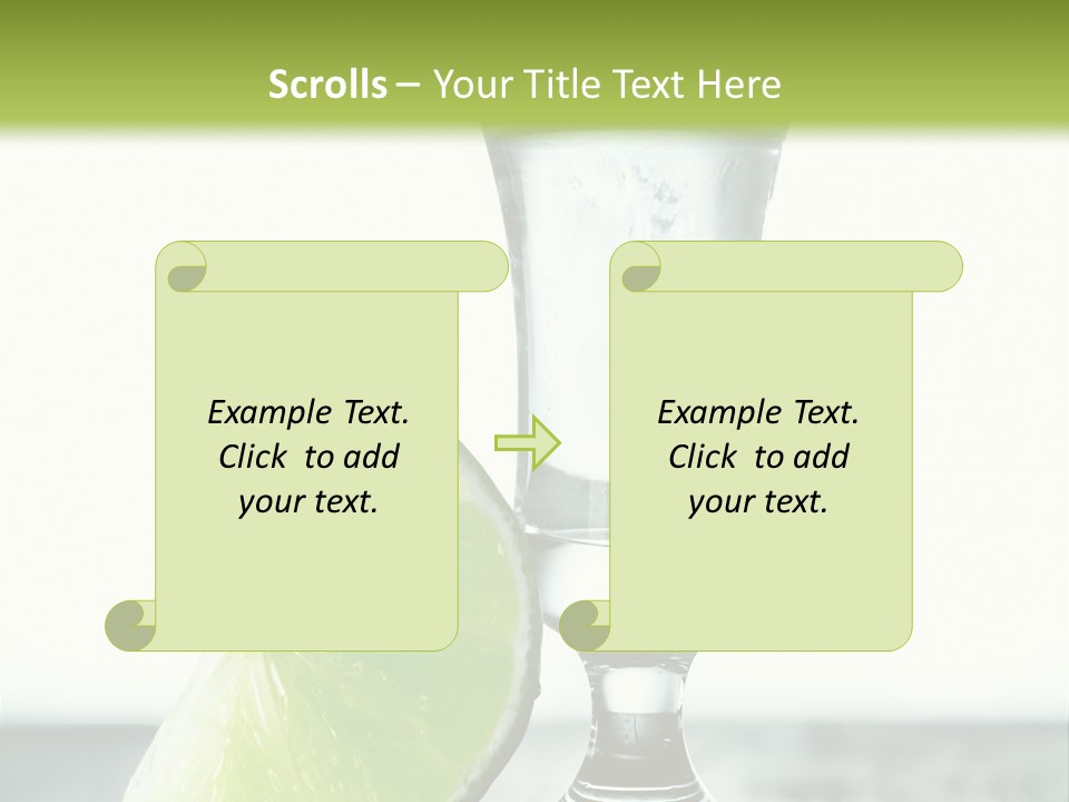 Tequila Cool Food PowerPoint Template