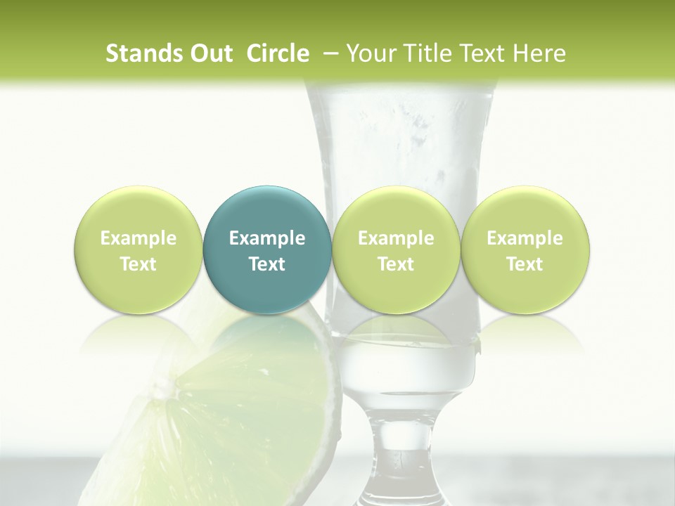 Tequila Cool Food PowerPoint Template