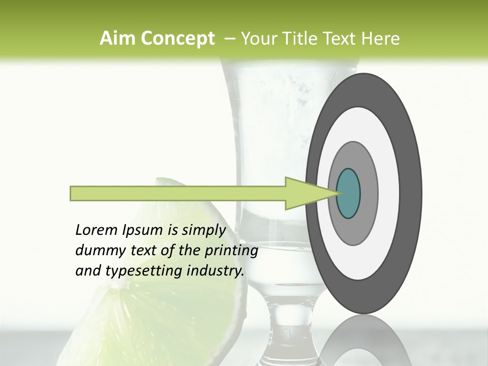 Tequila Cool Food PowerPoint Template