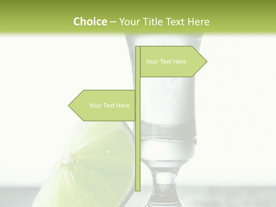 Tequila Cool Food PowerPoint Template