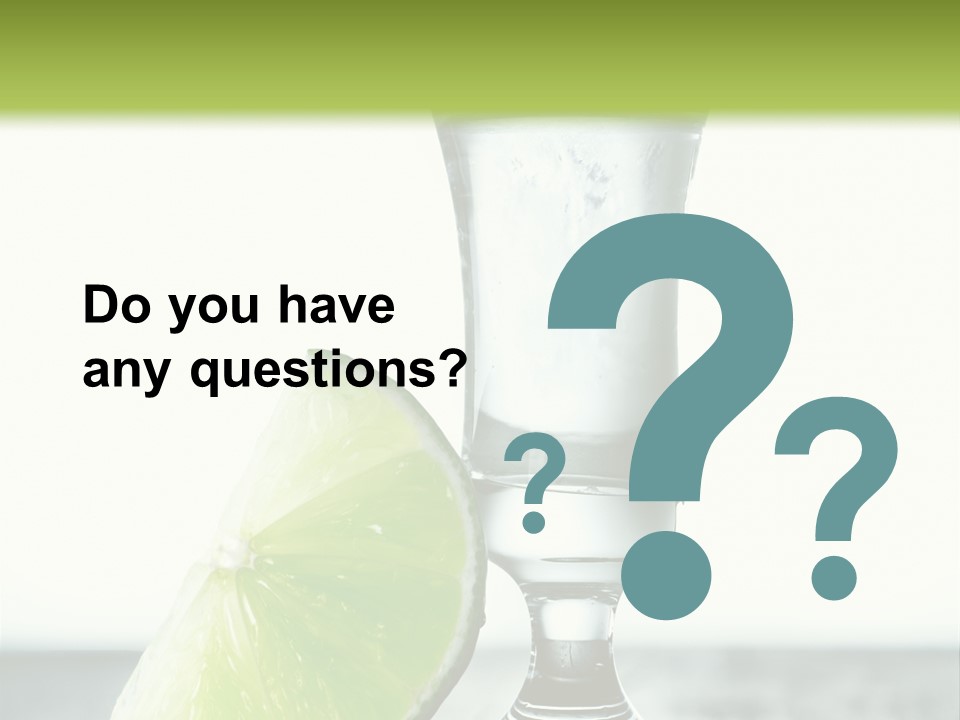 Tequila Cool Food PowerPoint Template