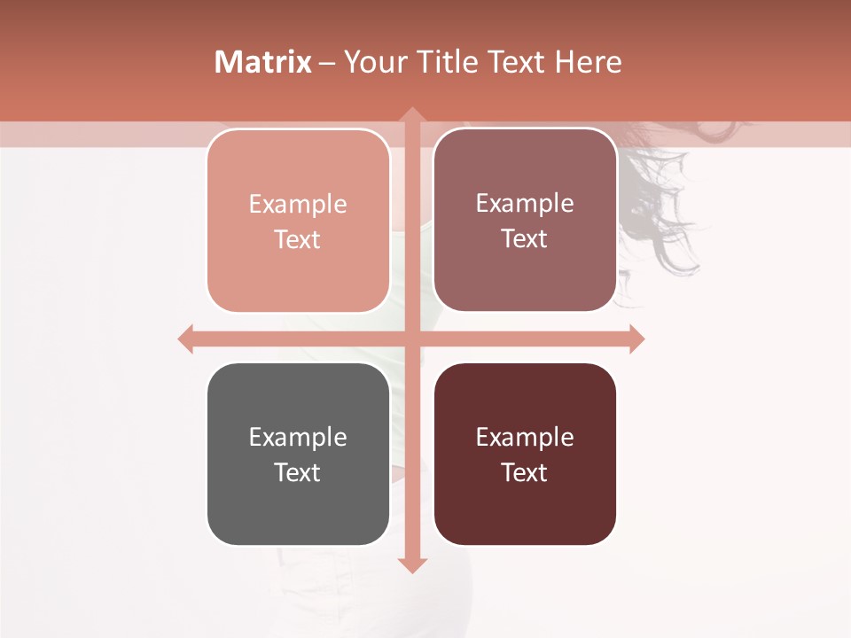 Happiness Positive Lady PowerPoint Template