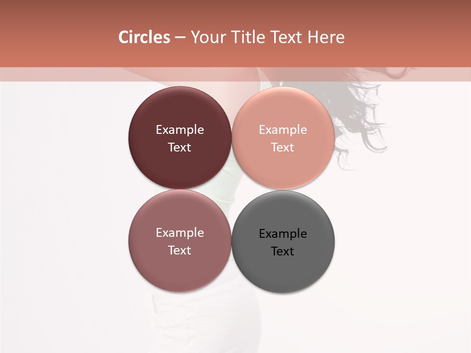 Happiness Positive Lady PowerPoint Template