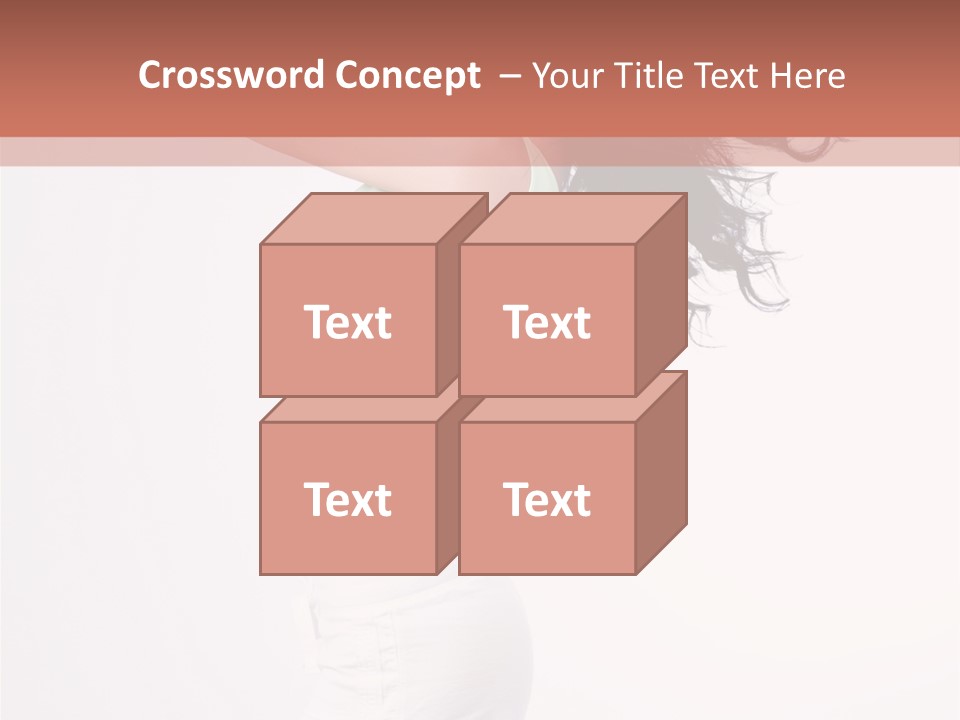 Happiness Positive Lady PowerPoint Template