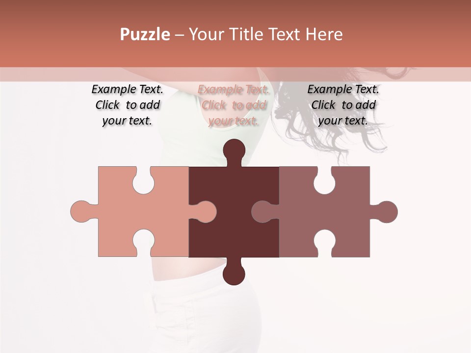 Happiness Positive Lady PowerPoint Template