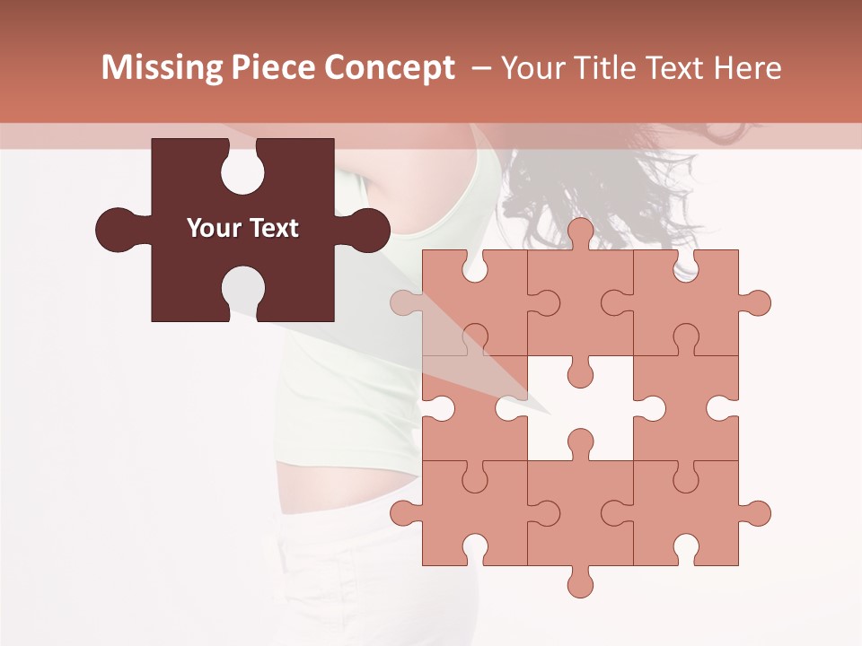 Happiness Positive Lady PowerPoint Template