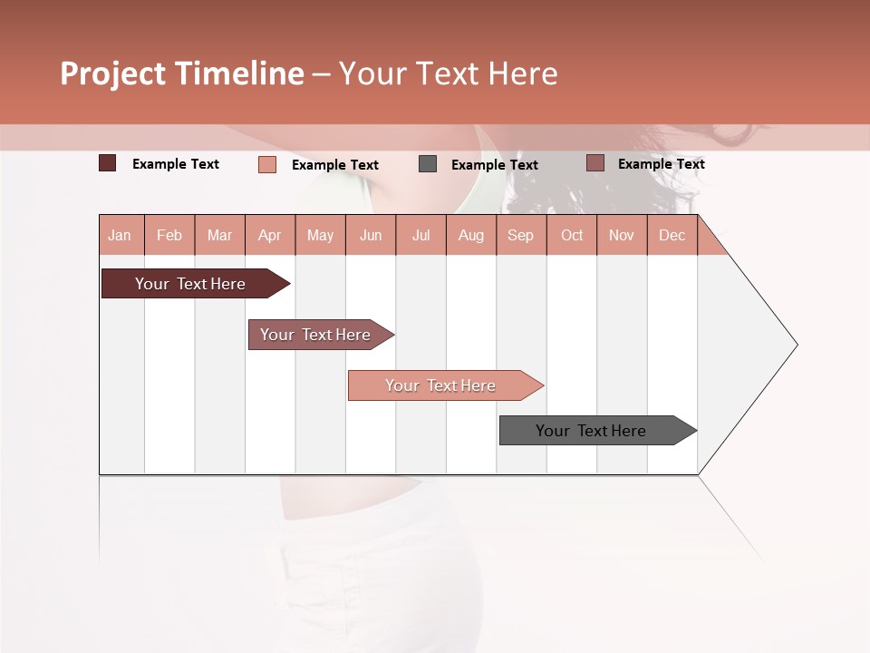 Happiness Positive Lady PowerPoint Template