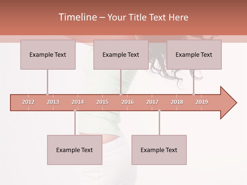 Happiness Positive Lady PowerPoint Template