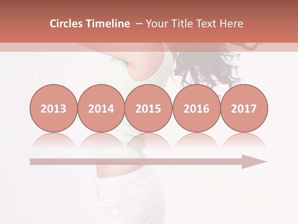 Happiness Positive Lady PowerPoint Template