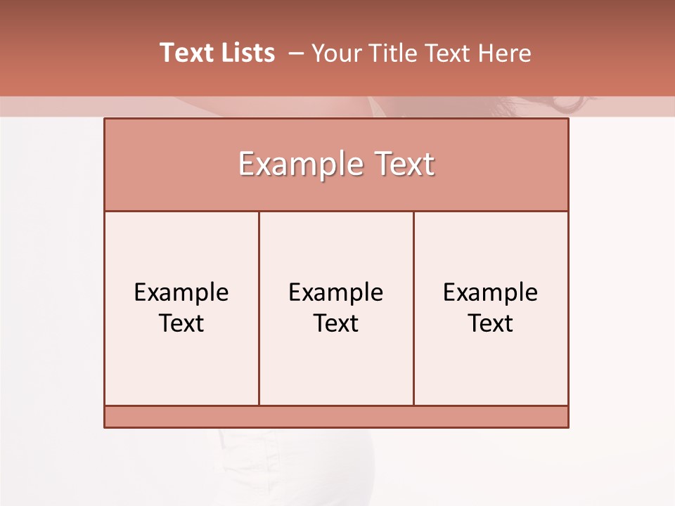 Happiness Positive Lady PowerPoint Template