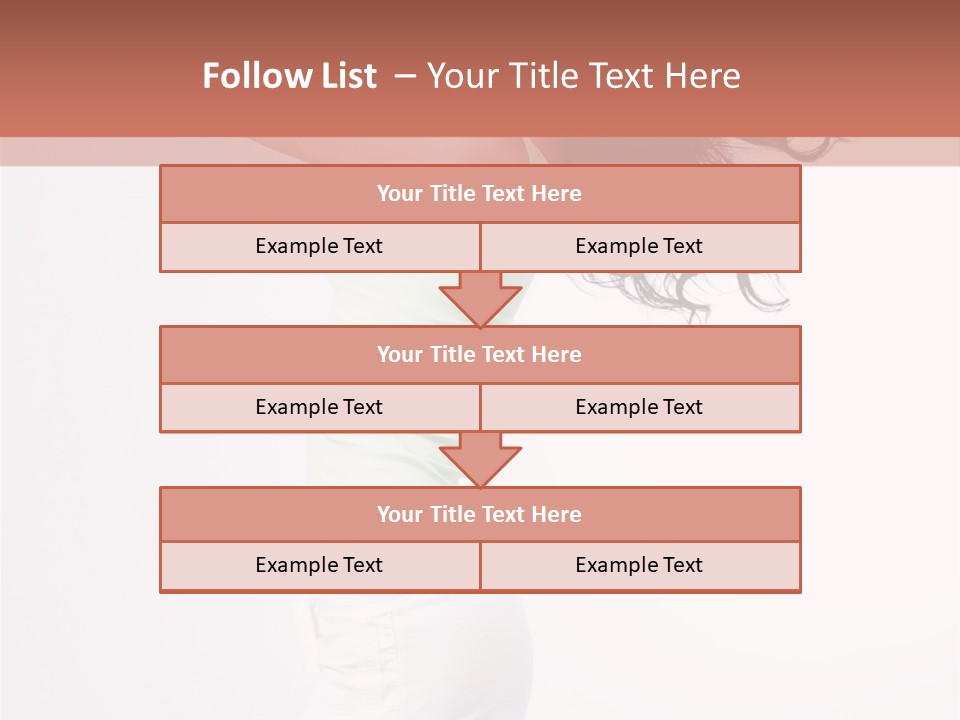 Happiness Positive Lady PowerPoint Template
