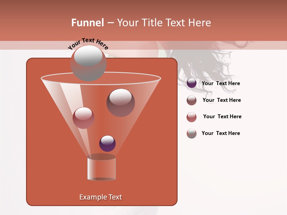 Happiness Positive Lady PowerPoint Template