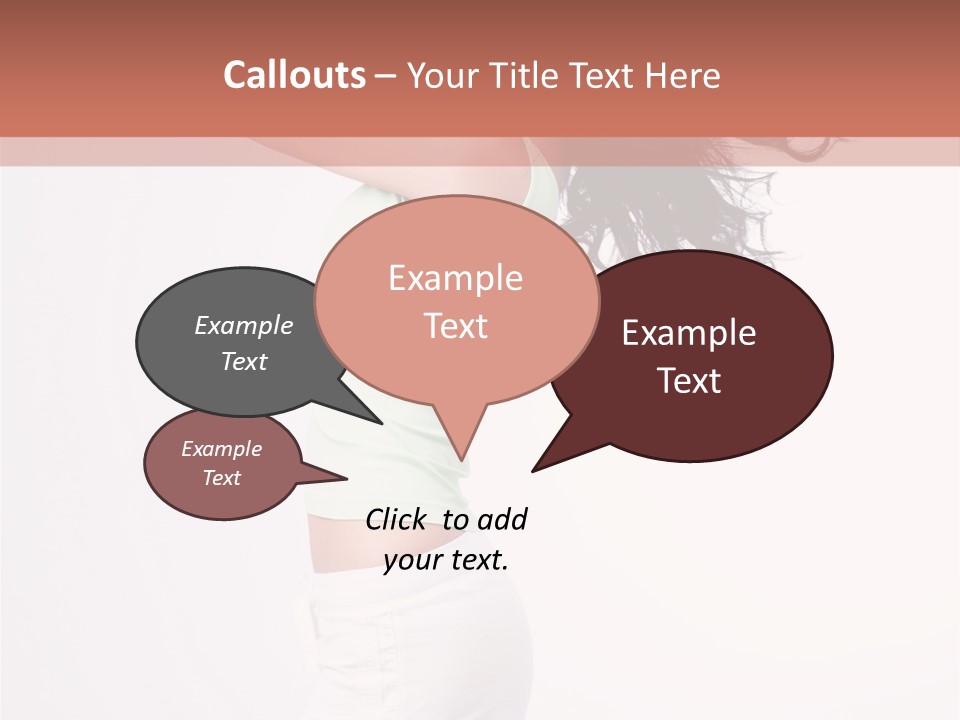 Happiness Positive Lady PowerPoint Template