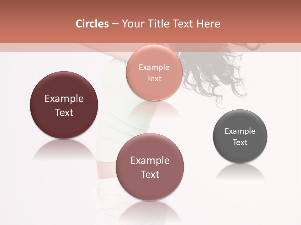 Happiness Positive Lady PowerPoint Template